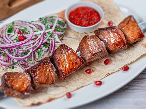 Шашлык из говядины — Шашлык, доставка по Долгопрудному