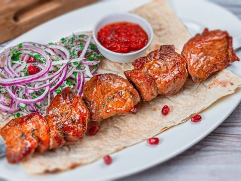 Шашлык из свиной шеи — Шашлык, доставка по Долгопрудному