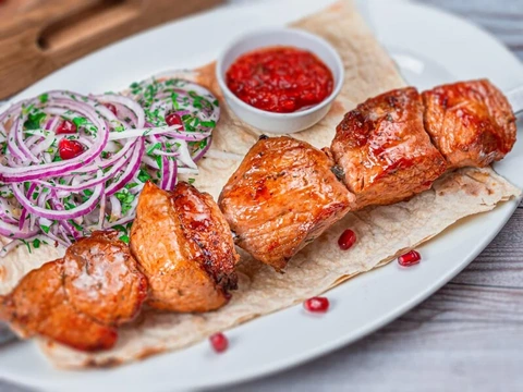 Шашлык из свинины (Мякоть) — Шашлык, доставка по Долгопрудному